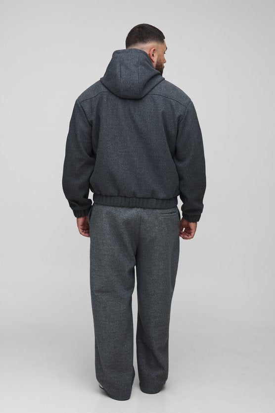 Bomber oversize à capuche