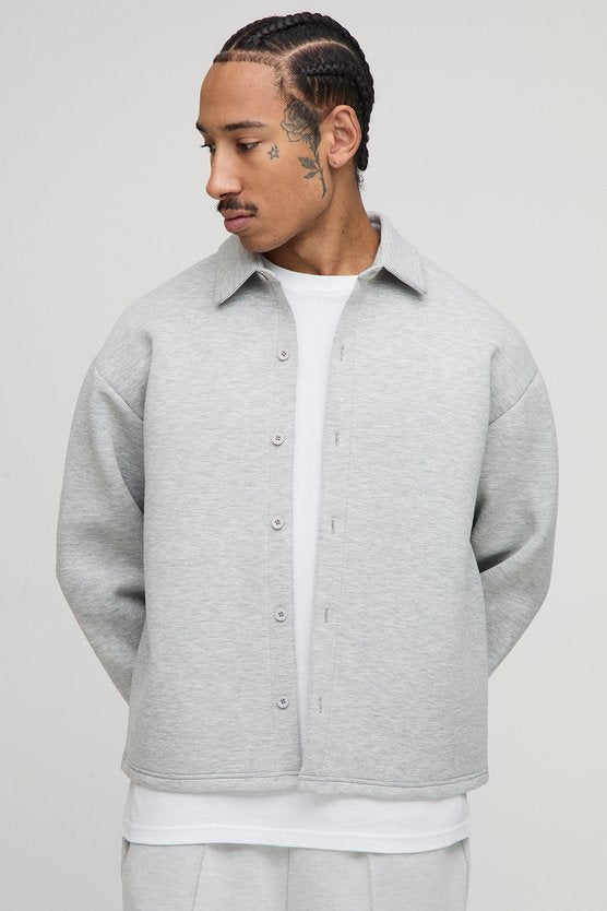 Surchemise oversize à manches longues