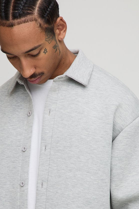 Surchemise oversize à manches longues